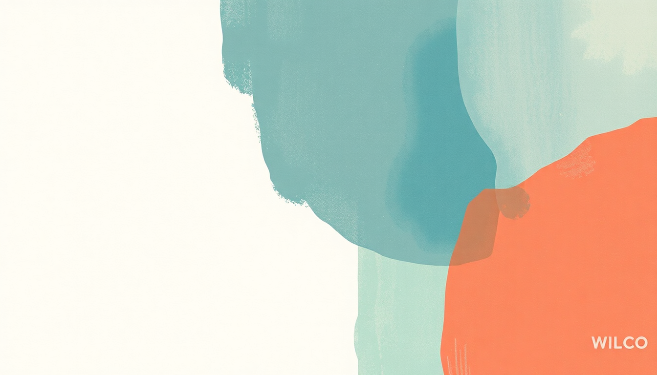 Fan-driven abstract illustration evoking the emotional arc of The Whole Love by Wilco