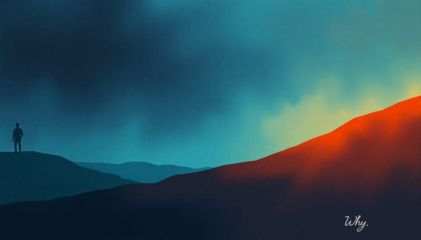 Fan-driven abstract illustration evoking the emotional arc of Why by Bronski Beat