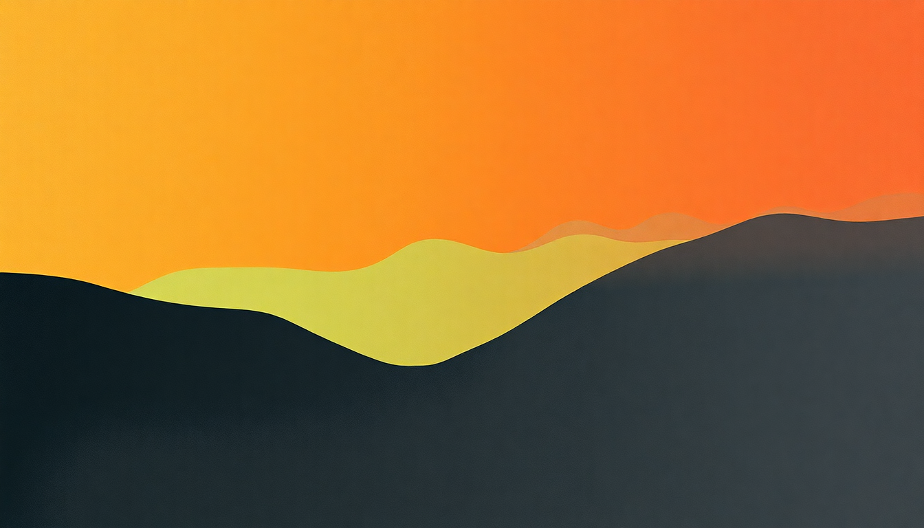 Fan-driven abstract illustration evoking the emotional arc of Why Theory by Gang of Four