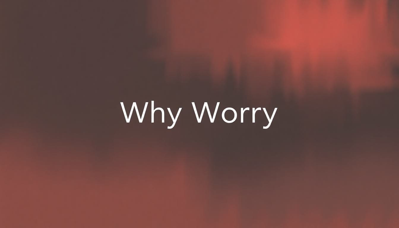 Fan-driven abstract illustration evoking the emotional arc of Why Worry by Dire Straits