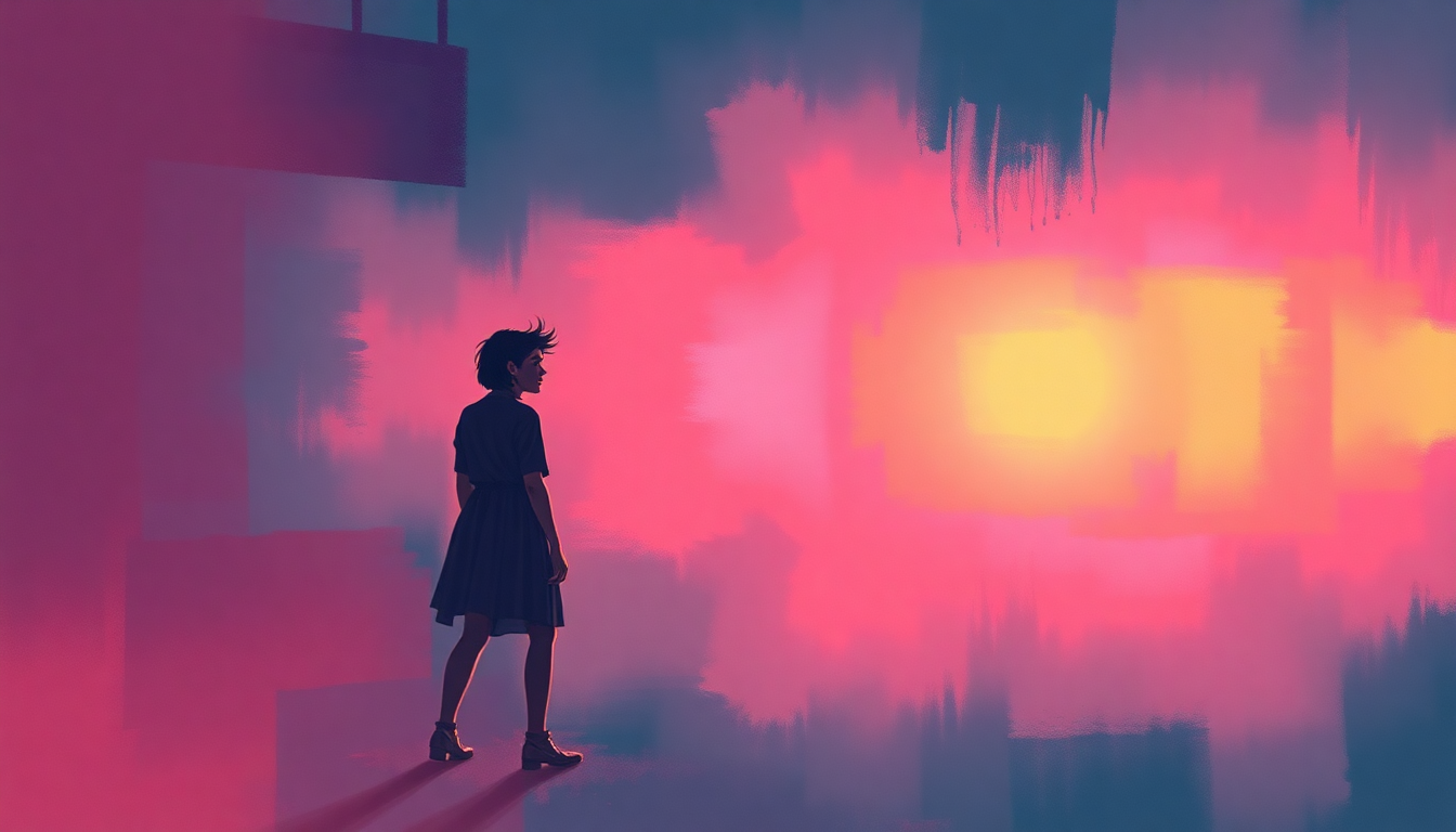 Fan-driven abstract illustration evoking the emotional arc of Why'd You Come in Here Lookin' Like That by Dolly Parton