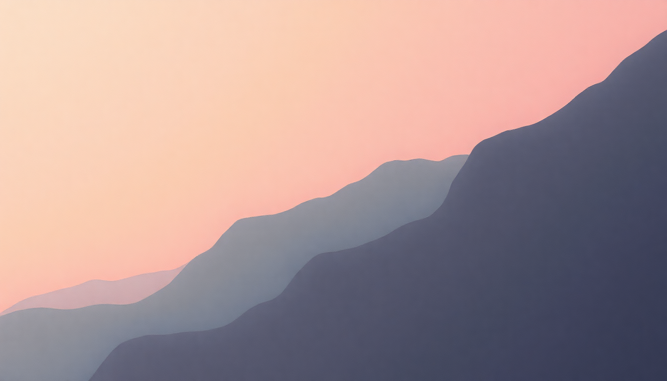Fan-driven abstract illustration evoking the emotional arc of Wide Awake by Parquet Courts