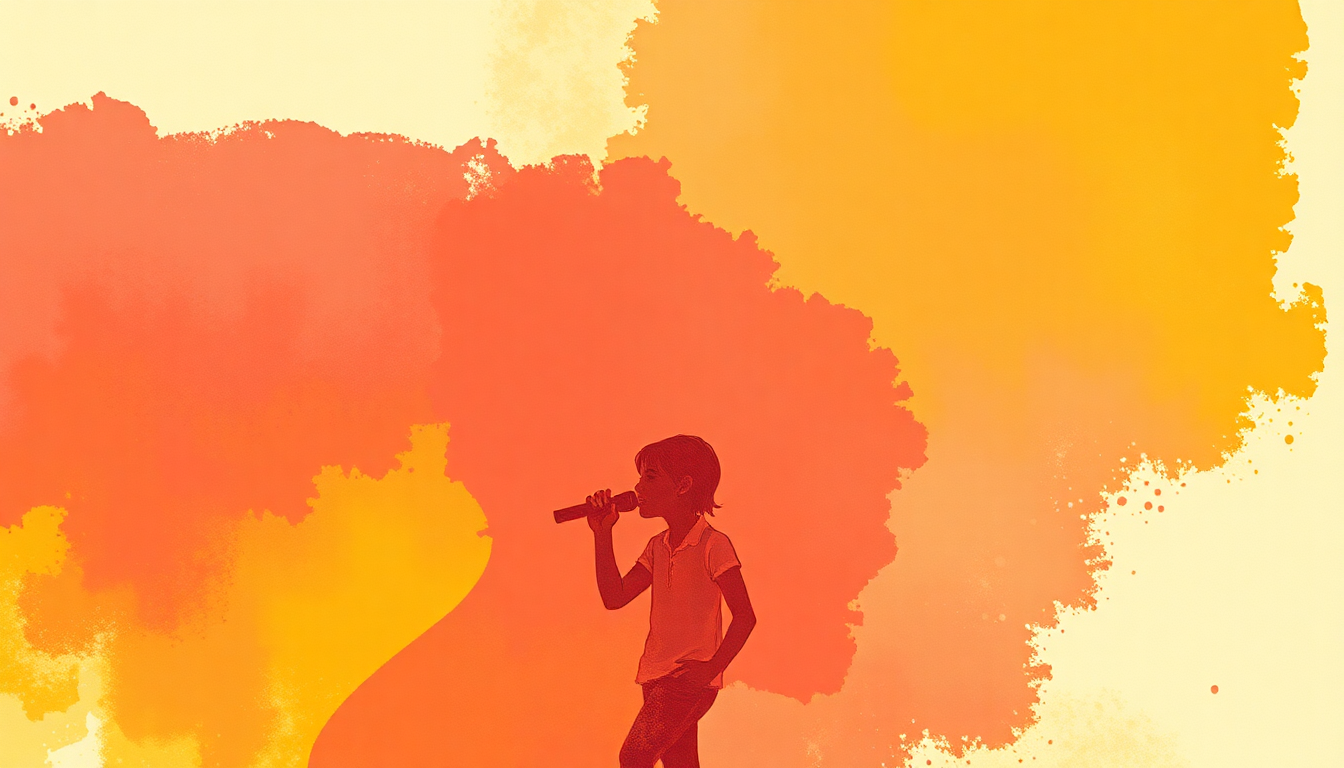 Fan-driven abstract illustration evoking the emotional arc of Wild One by Martha and the Vandellas