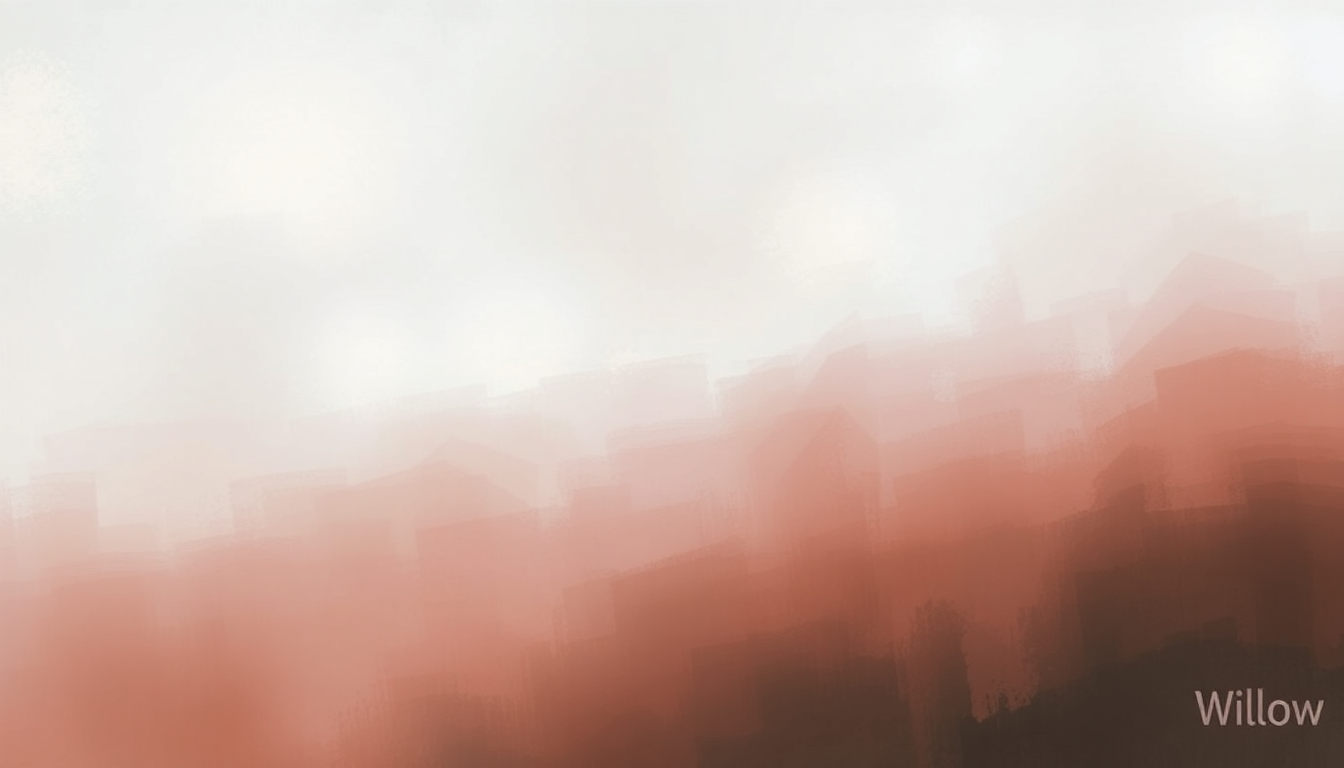 Fan-driven abstract illustration evoking the emotional arc of Willow by Taylor Swift