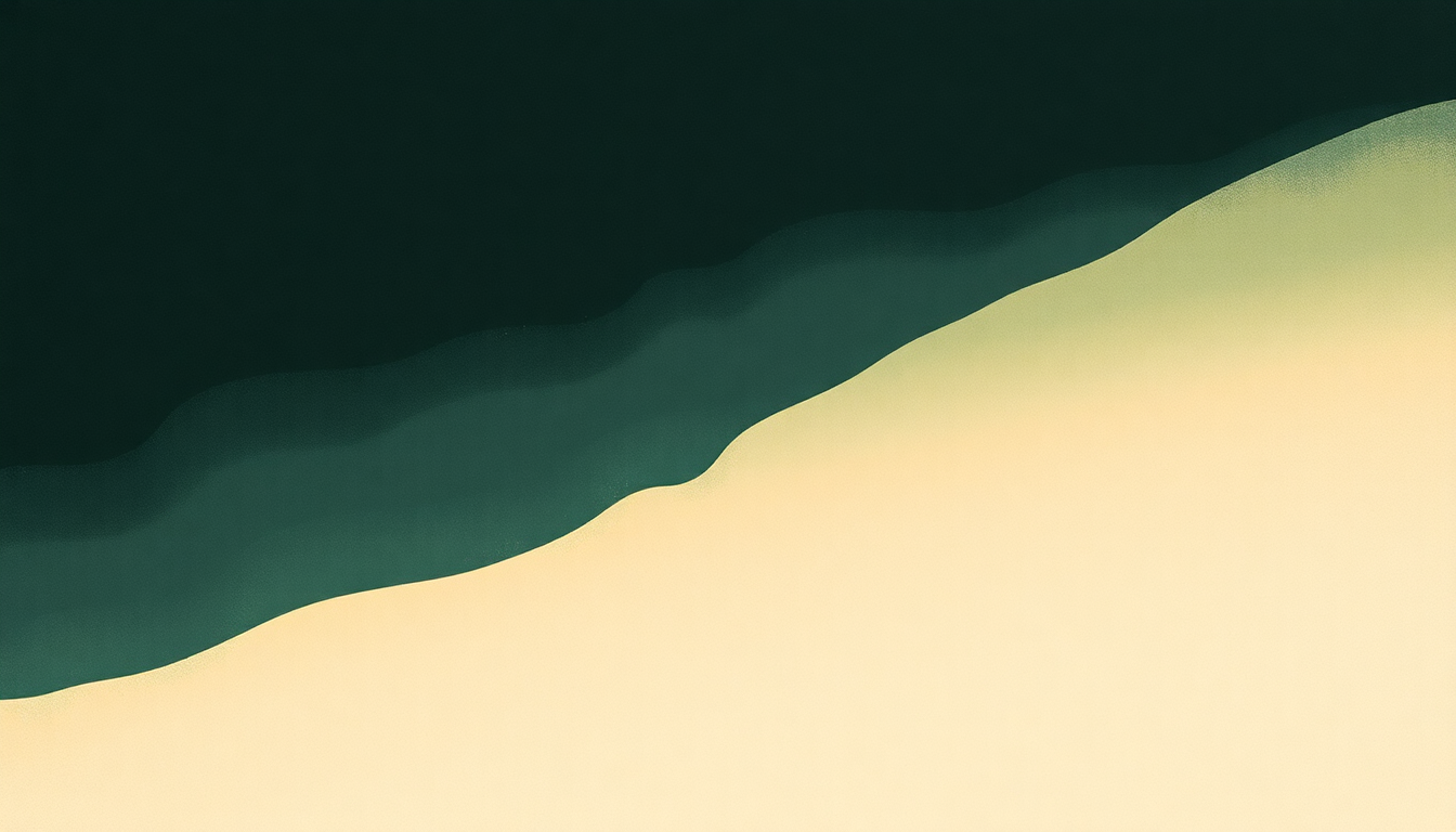 Fan-driven abstract illustration evoking the emotional arc of Wird by Codeine