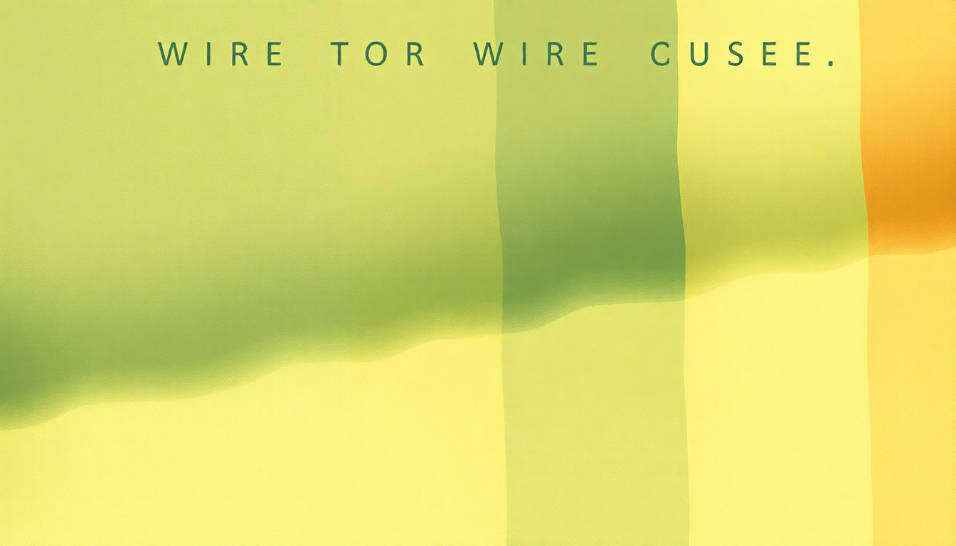 Fan-driven abstract illustration evoking the emotional arc of Wire to Wire by Razorlight