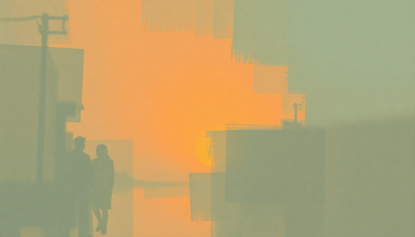 Fan-driven abstract illustration evoking the emotional arc of Wish I Didn't Miss You by Angie Stone