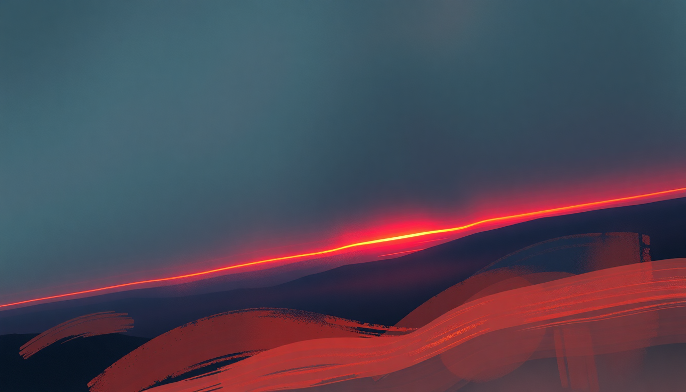 Fan-driven abstract illustration evoking the emotional arc of Wish the Lads Were Here by Frankie Goes to Hollywood