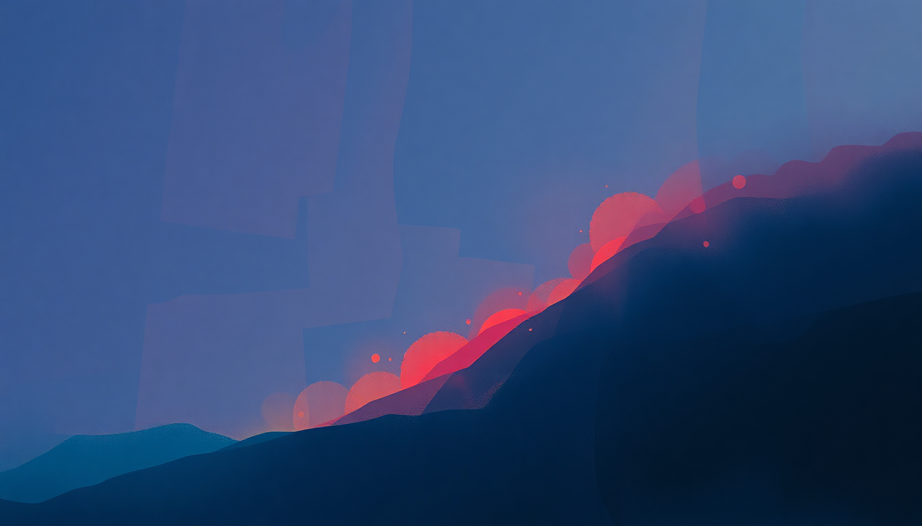 Fan-driven abstract illustration evoking the emotional arc of Within Your Reach by The Replacements