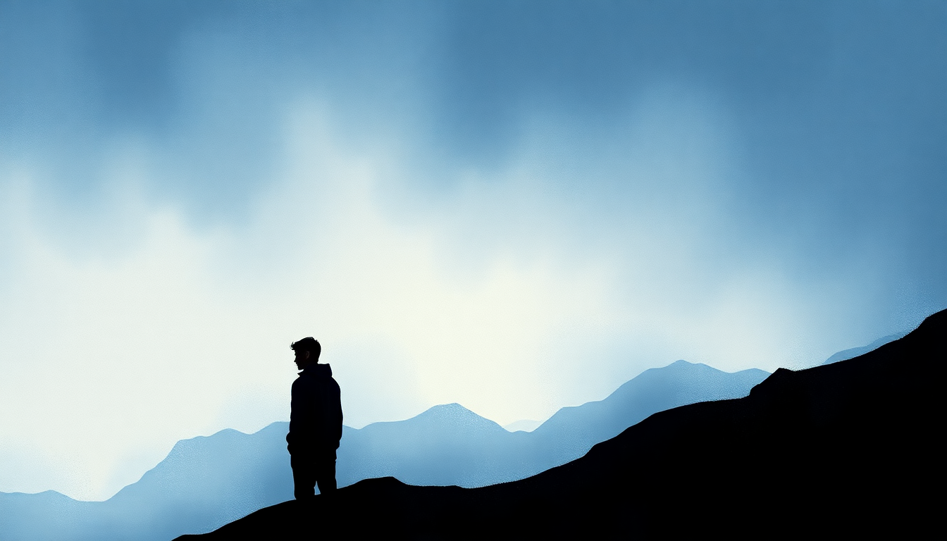 Fan-driven abstract illustration evoking the emotional arc of Without Hesitation by Jose Gonzalez