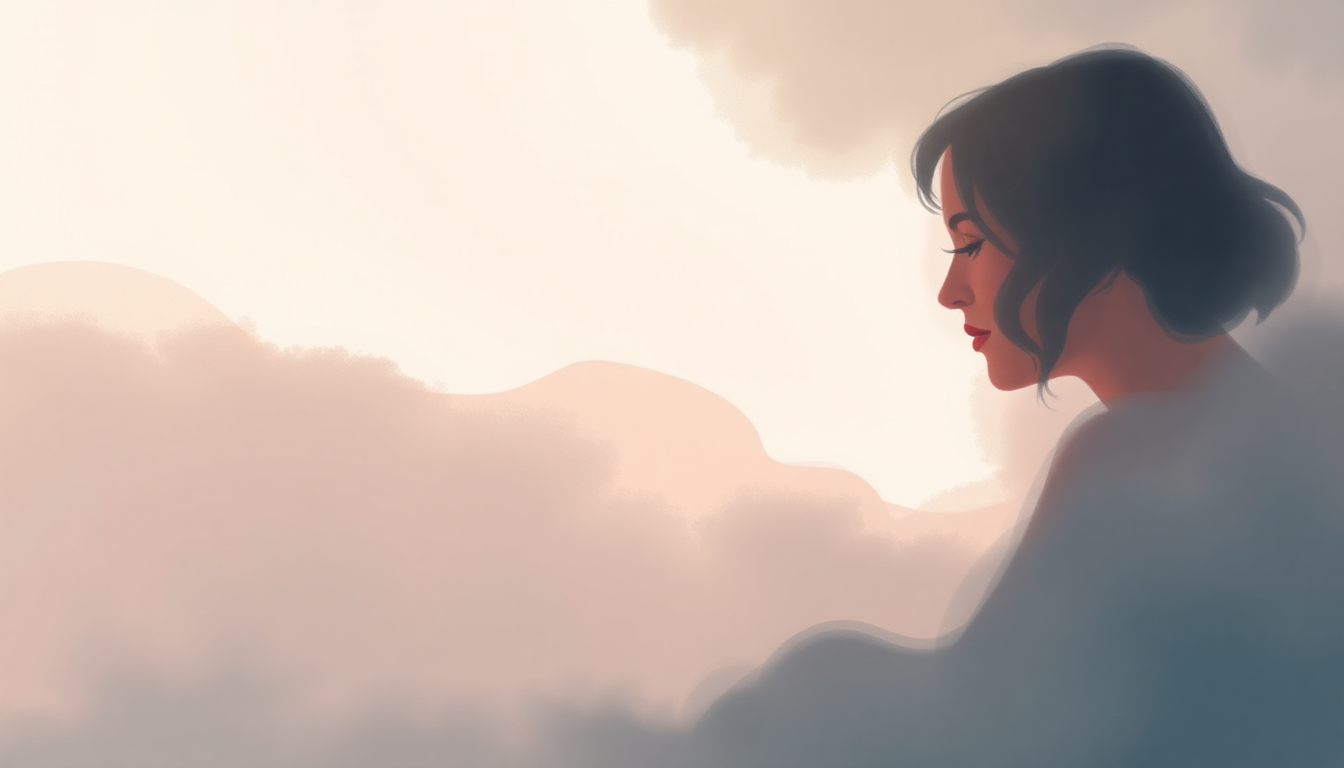 Fan-driven abstract illustration evoking the emotional arc of Wonder Woman by Kacey Musgraves