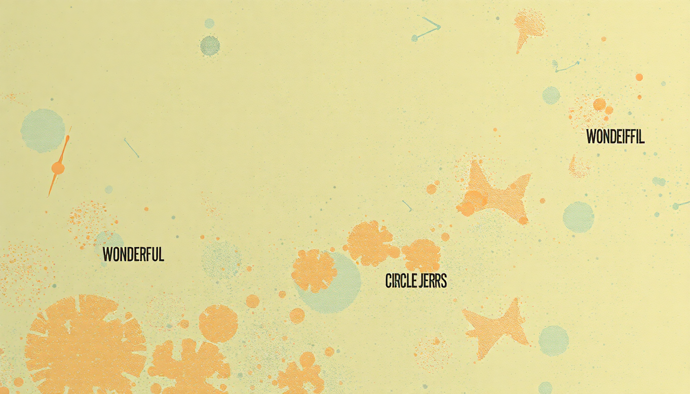 Fan-driven abstract illustration evoking the emotional arc of Wonderful by Circle Jerks