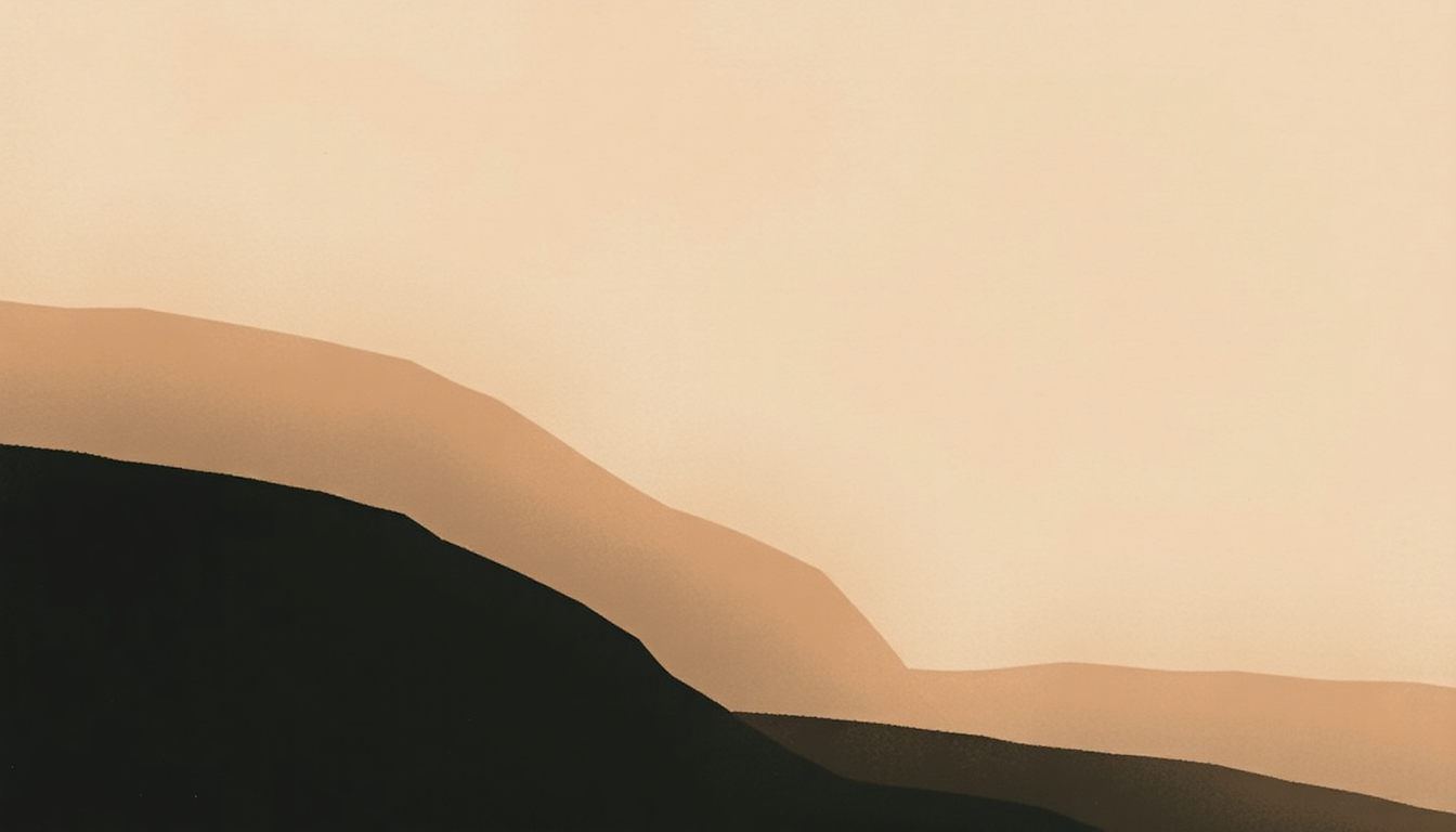 Fan-driven abstract illustration evoking the emotional arc of Words by Low