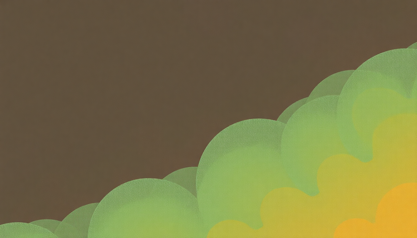 Fan-driven abstract illustration evoking the emotional arc of The World at Large by Modest Mouse