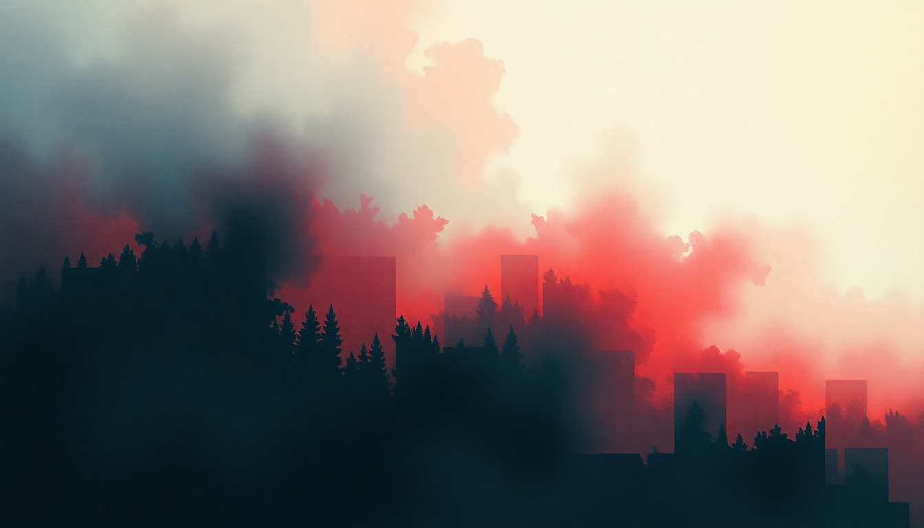 Fan-driven abstract illustration evoking the emotional arc of World in My Eyes by Depeche Mode