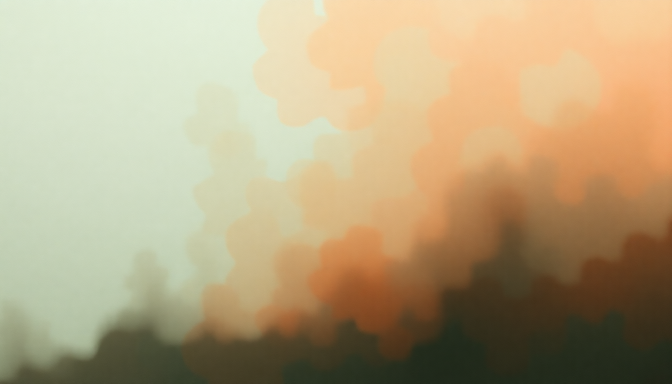 Fan-driven abstract illustration evoking the emotional arc of World Police and Friendly Fire by Godspeed You Black Emperor