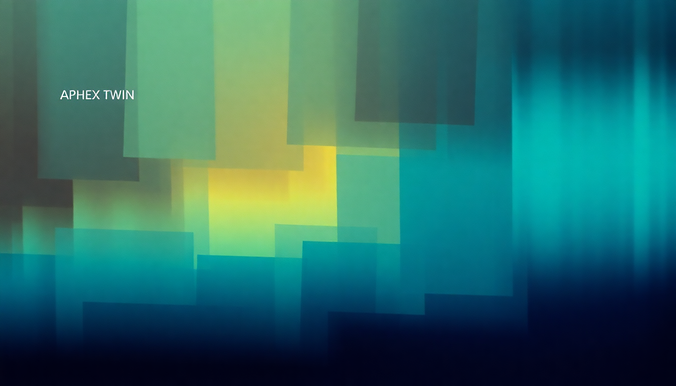 Fan-driven abstract illustration evoking the emotional arc of Xtal by Aphex Twin