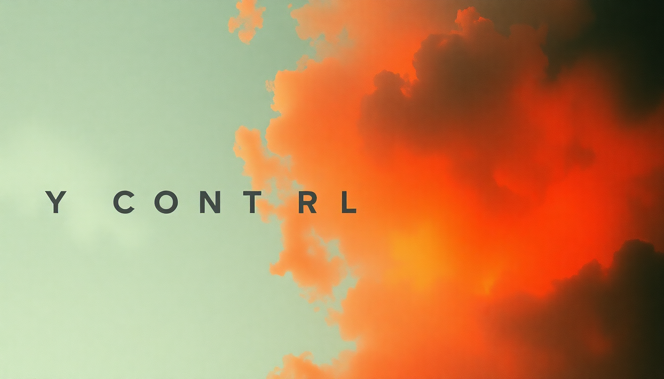Fan-driven abstract illustration evoking the emotional arc of Y Control by Yeah Yeah Yeahs