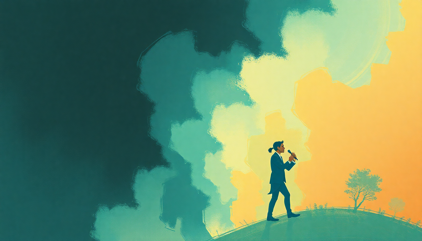 Fan-driven abstract illustration evoking the emotional arc of Y Tu Que Has Hecho by Buena Vista Social Club