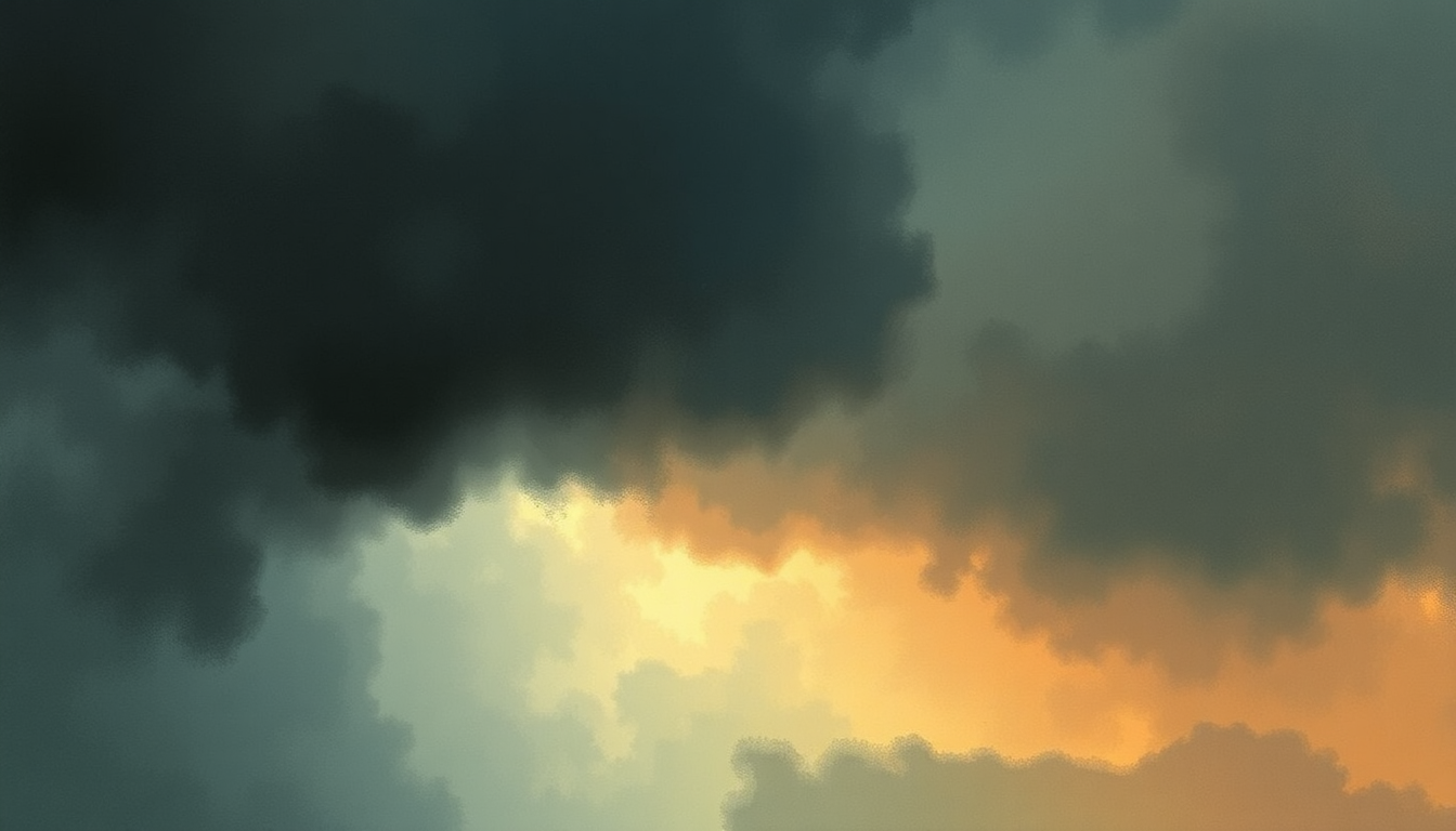 Fan-driven abstract illustration evoking the emotional arc of Yahweh by U2
