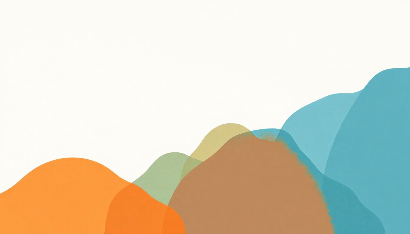 Fan-driven abstract illustration evoking the emotional arc of Yeah Bones by Kurt Vile