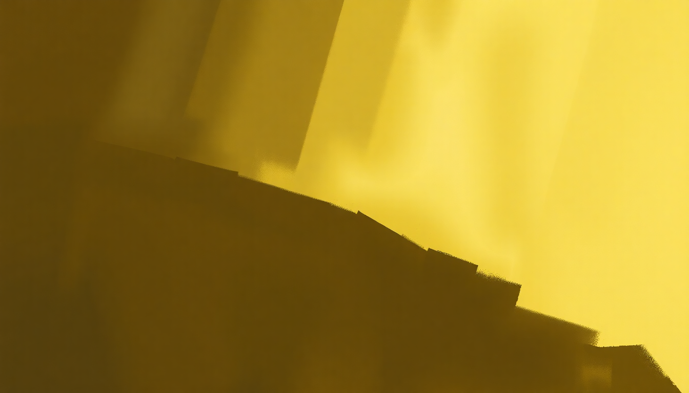 Fan-driven abstract illustration evoking the emotional arc of Yellow Brick Road by Eminem