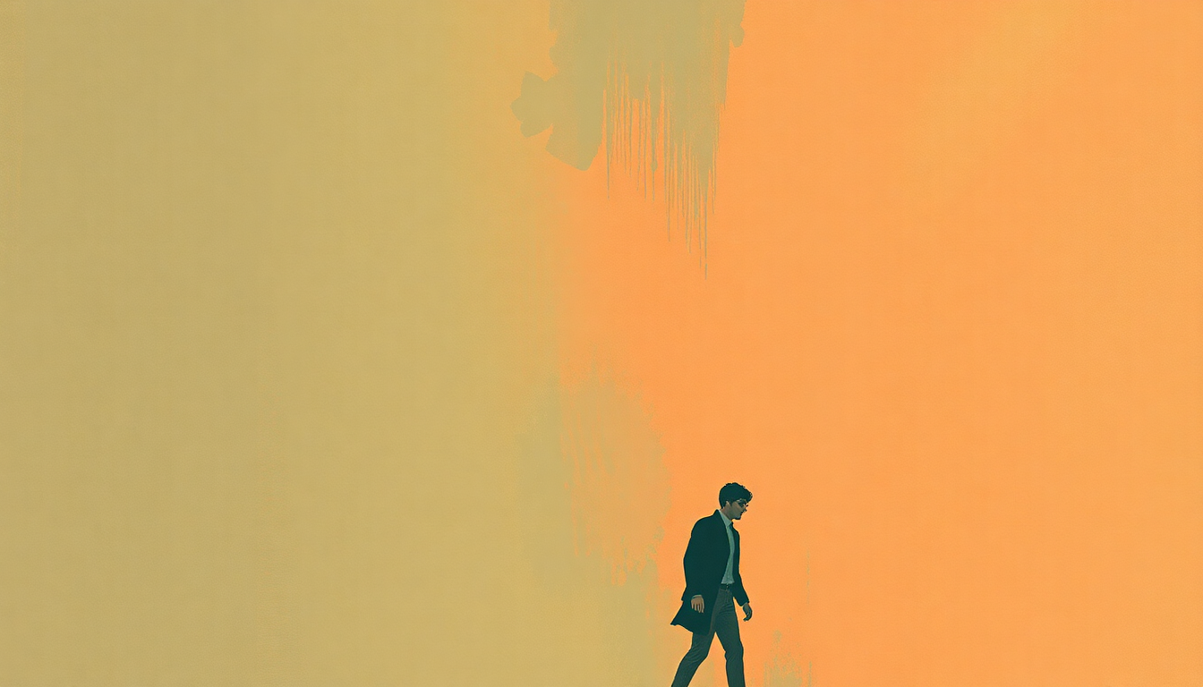 Fan-driven abstract illustration evoking the emotional arc of Yesterday by The Beatles