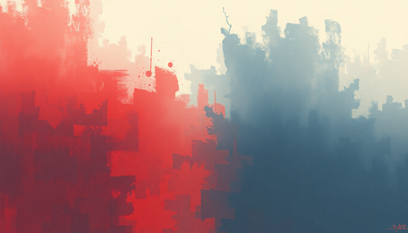 Fan-driven abstract illustration evoking the emotional arc of Yonkers by Tyler, the Creator