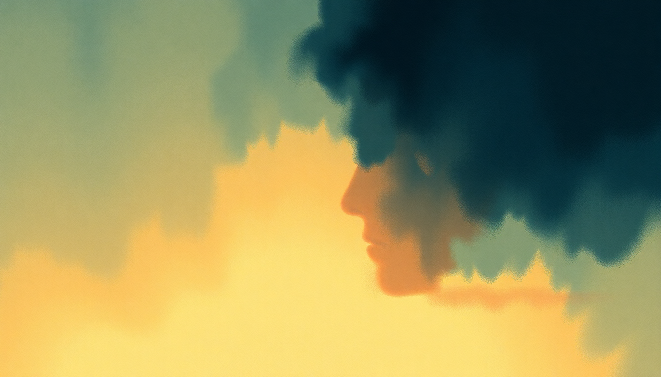 Fan-driven abstract illustration evoking the emotional arc of You & Me by Flume