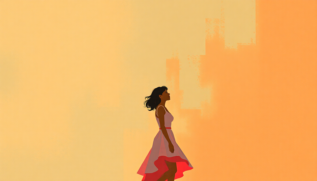 Fan-driven abstract illustration evoking the emotional arc of You Can't Hurry Love by The Supremes