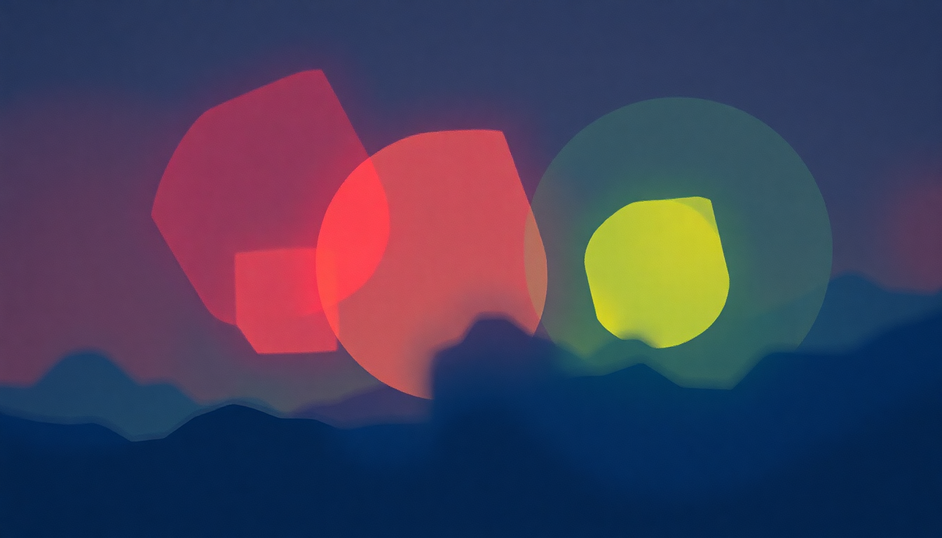 Fan-driven abstract illustration evoking the emotional arc of You Got Lucky by Tom Petty and the Heartbreakers