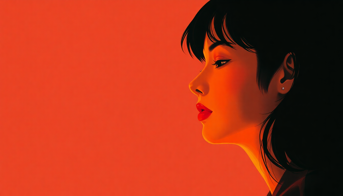 Fan-driven abstract illustration evoking the emotional arc of You Have Placed a Chill in My Heart by Eurythmics
