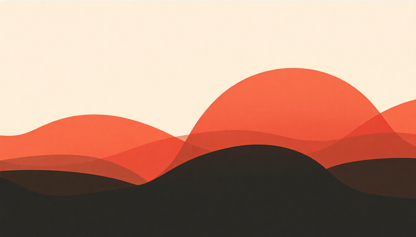 Fan-driven abstract illustration evoking the emotional arc of You Missed My Heart by Phoebe Bridgers
