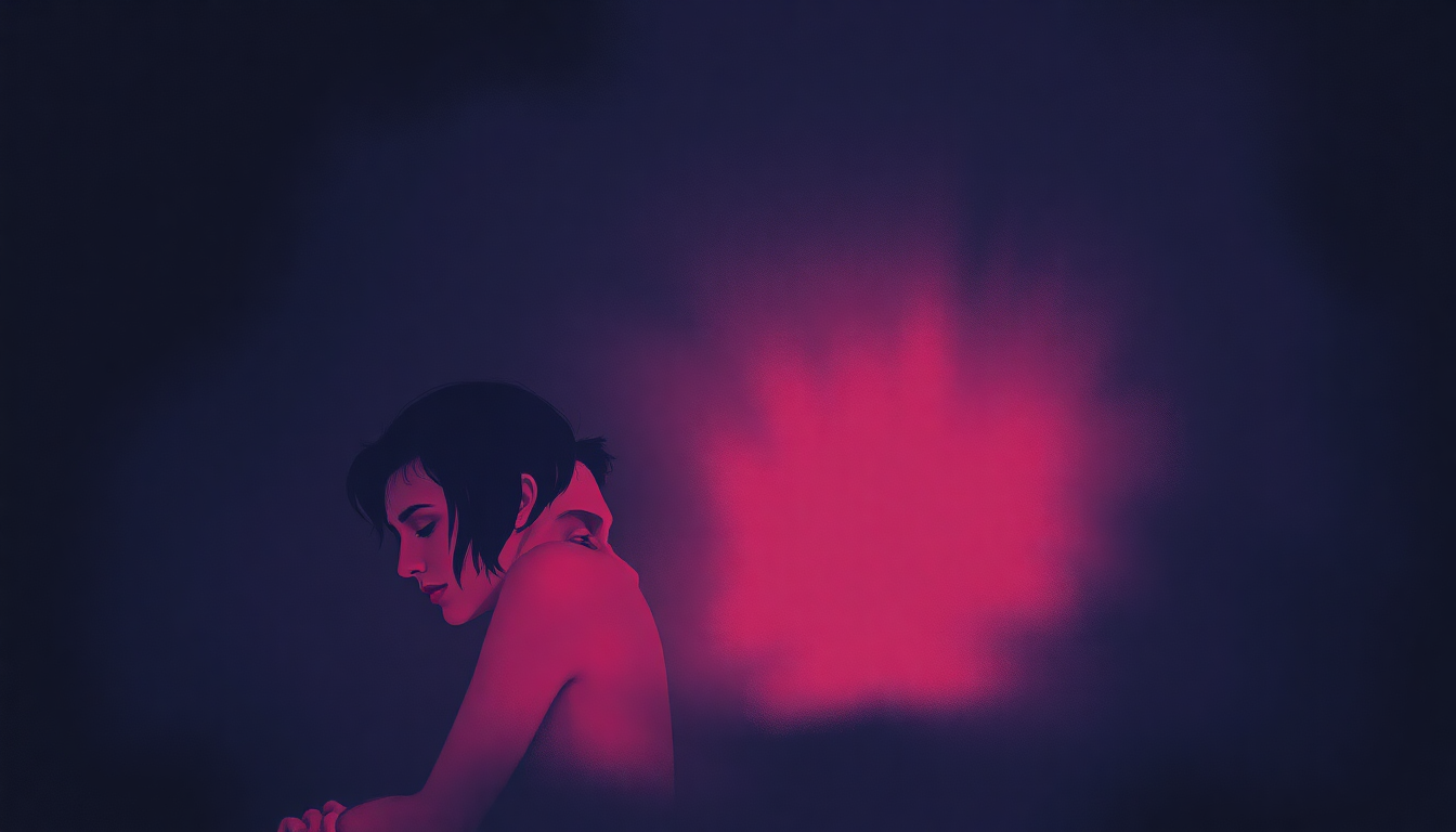 Fan-driven abstract illustration evoking the emotional arc of You Talk Too Much by Run DMC