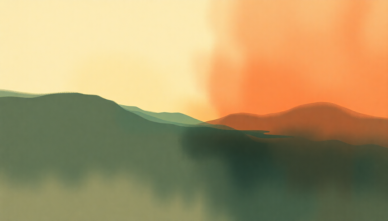 Fan-driven abstract illustration evoking the emotional arc of Young Girls by Bruno Mars