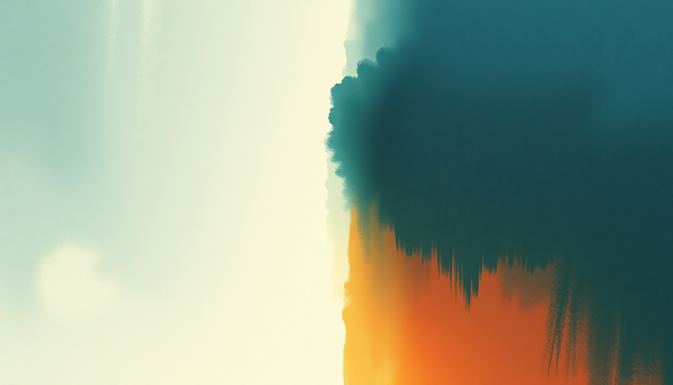 Fan-driven abstract illustration evoking the emotional arc of Your Eyes Tell by BTS