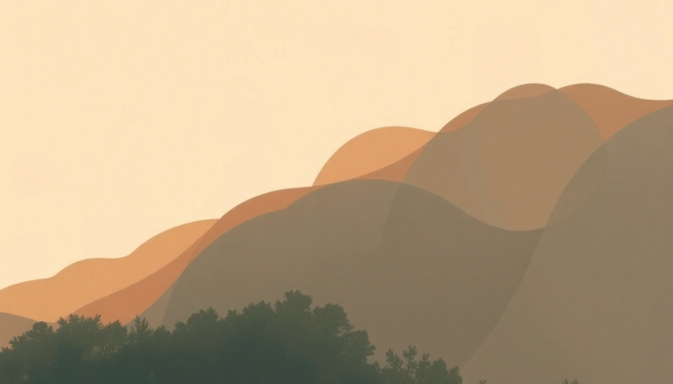 Fan-driven abstract illustration evoking the emotional arc of Your Protector by Fleet Foxes