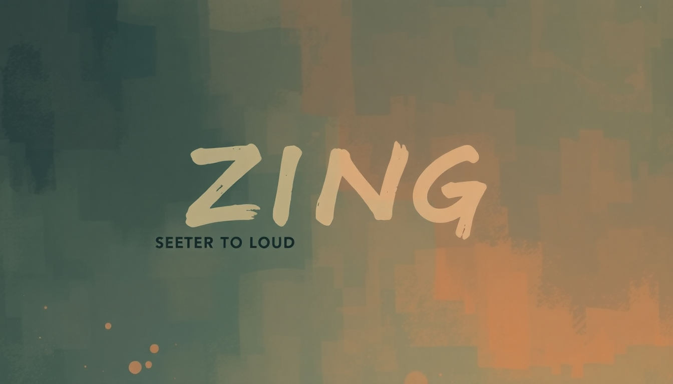 Fan-driven abstract illustration evoking the emotional arc of Zing by Seether